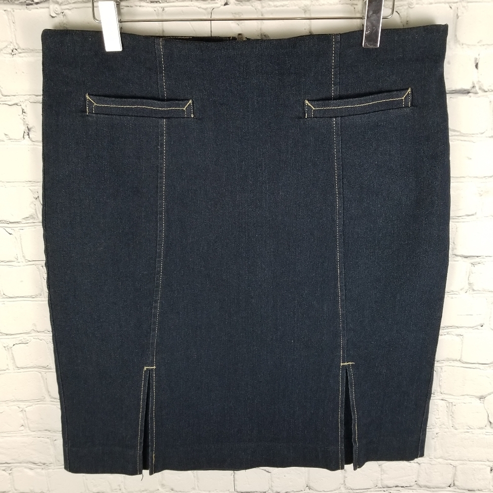 JOCKEY | super stretch double slit pencil skirt